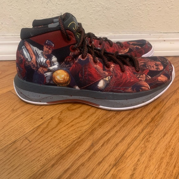 RARE Li-Ning Collectible Way of Wade ALL DAY On Court Size 6.5 Basketball Shoes - Picture 3 of 8